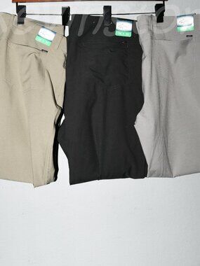 3 pairs‎ Greg Norman Men's 5 Pocket Pants. Price is for 3